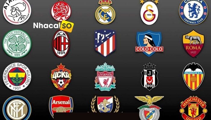 Logo 8 câu lạc bộ bóng đá được yêu thích nhất hiện nay